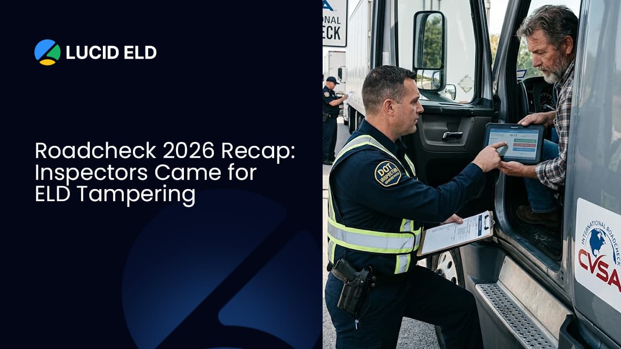 Roadcheck 2026 Recap: Inspectors Came for ELD Tampering