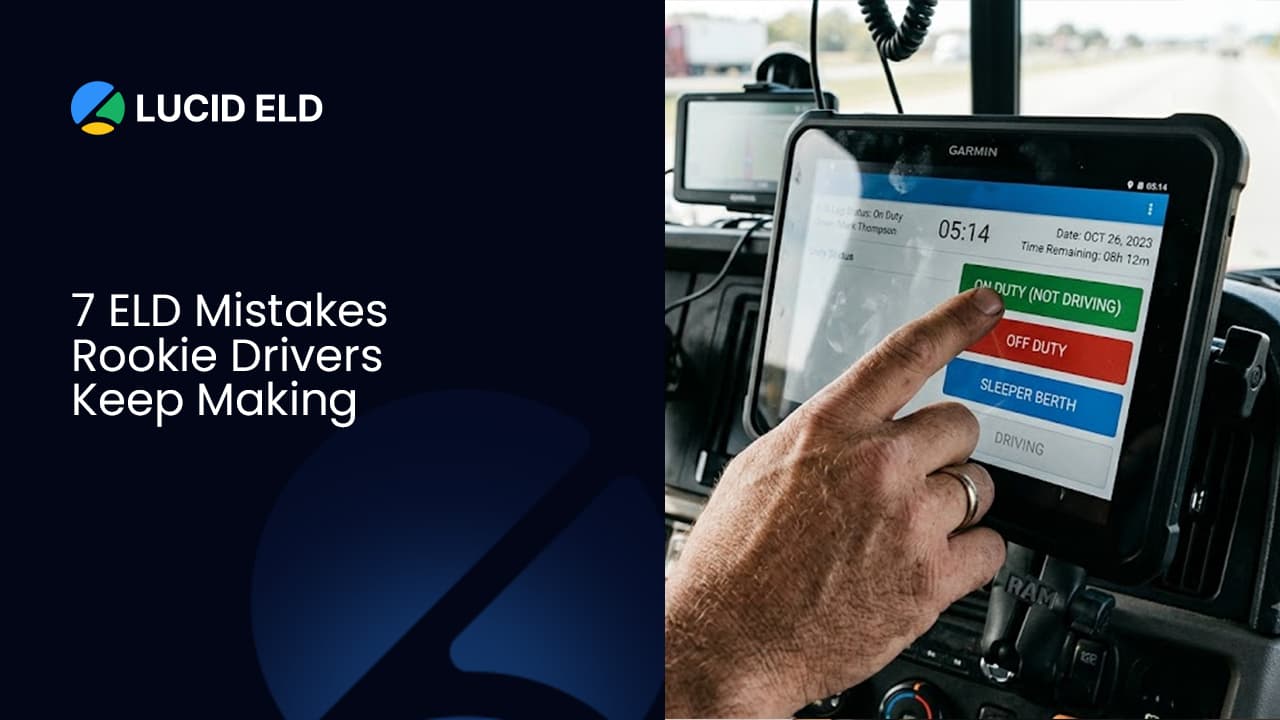7 ELD Mistakes Rookie Drivers Keep Making